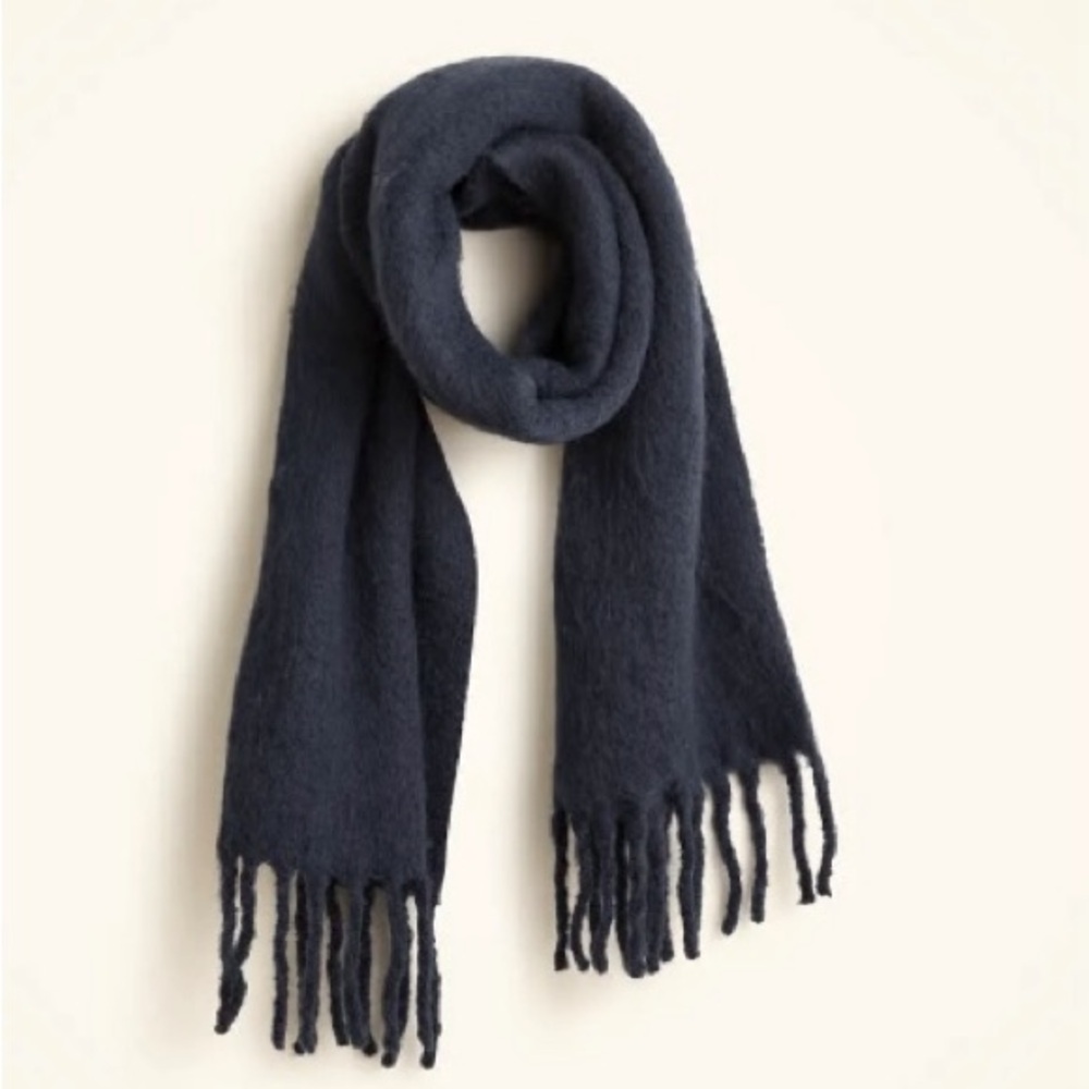 J Crew Women's Wool Blend Scarf with Fringe- O/S - Picture 4 of 5